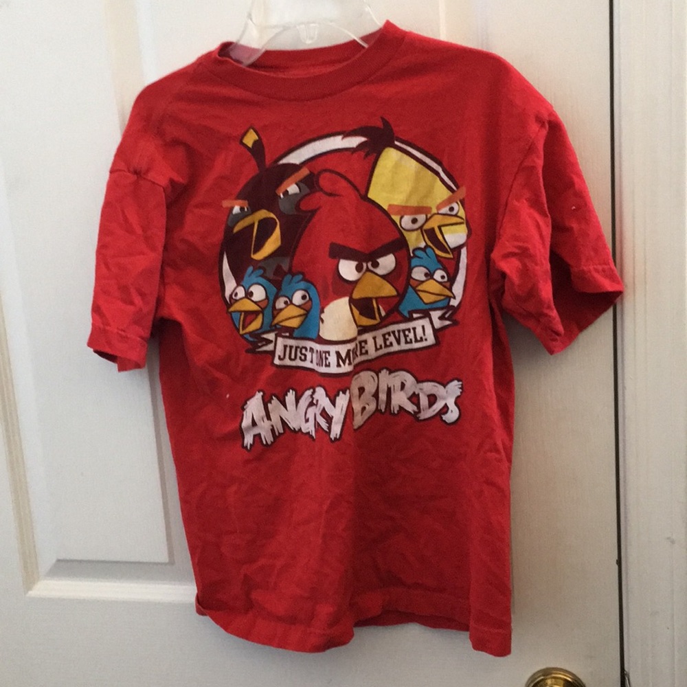 FINAL MARKDOWN Boys angry birds tee large